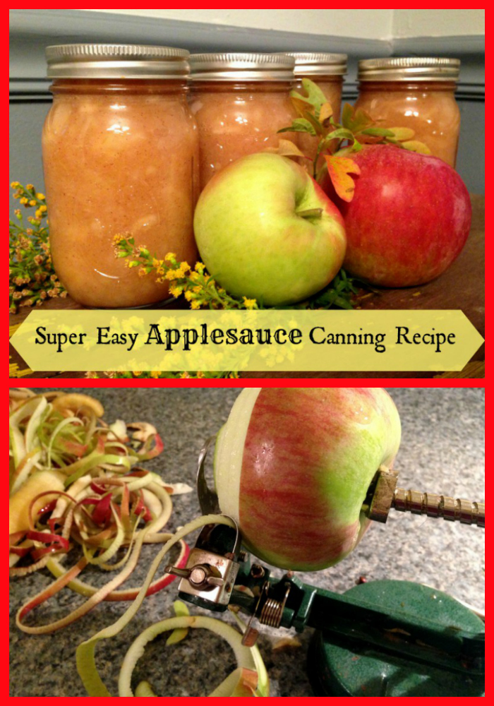 Can up some delicious fresh applesauce to enjoy all winter!