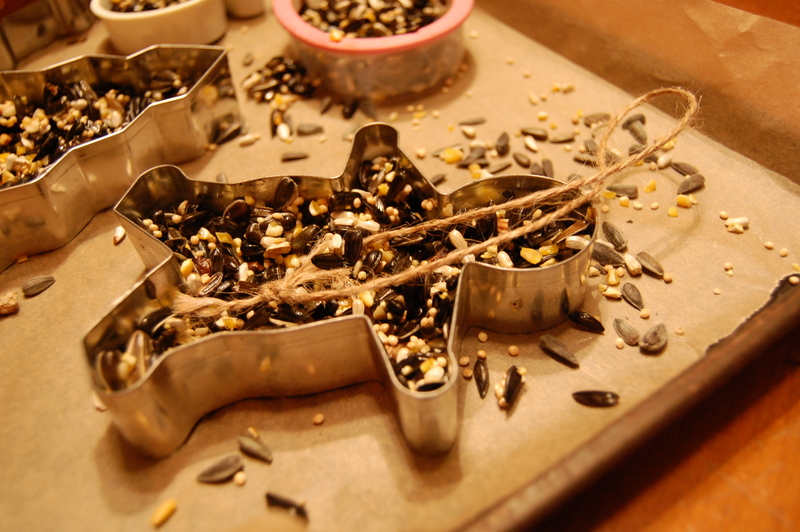 Homemade Holidays - Birdseed Ornaments