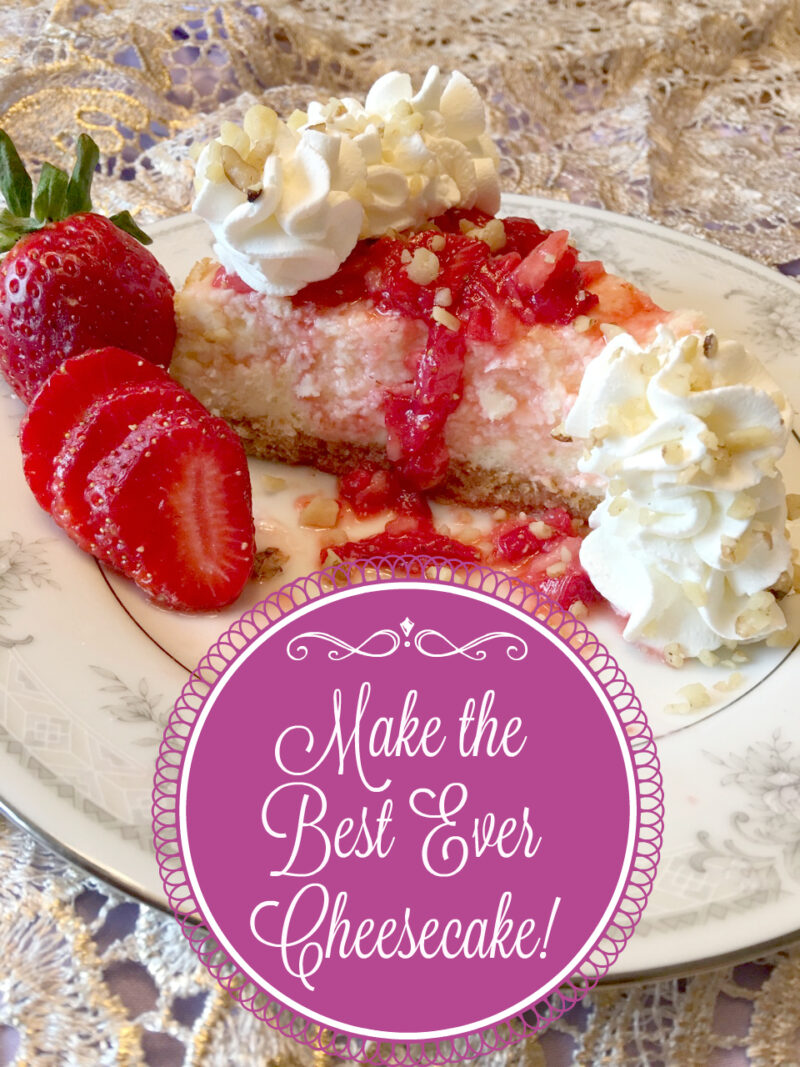 Make the best ever cheesecake! It's not as hard as you might think. Plus check out the bonus cheesecake cupcake recipe!